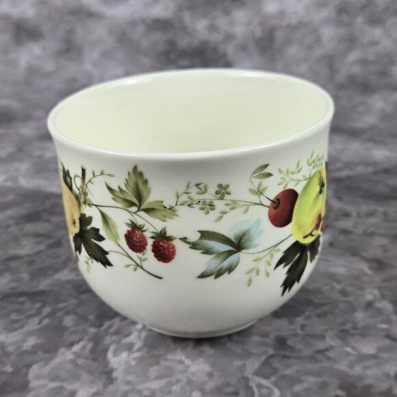 Royal Kent 3 Piece Set cup Saucer Bread Plate Apples Pears Fruits Vintage - Picture 14 of 16